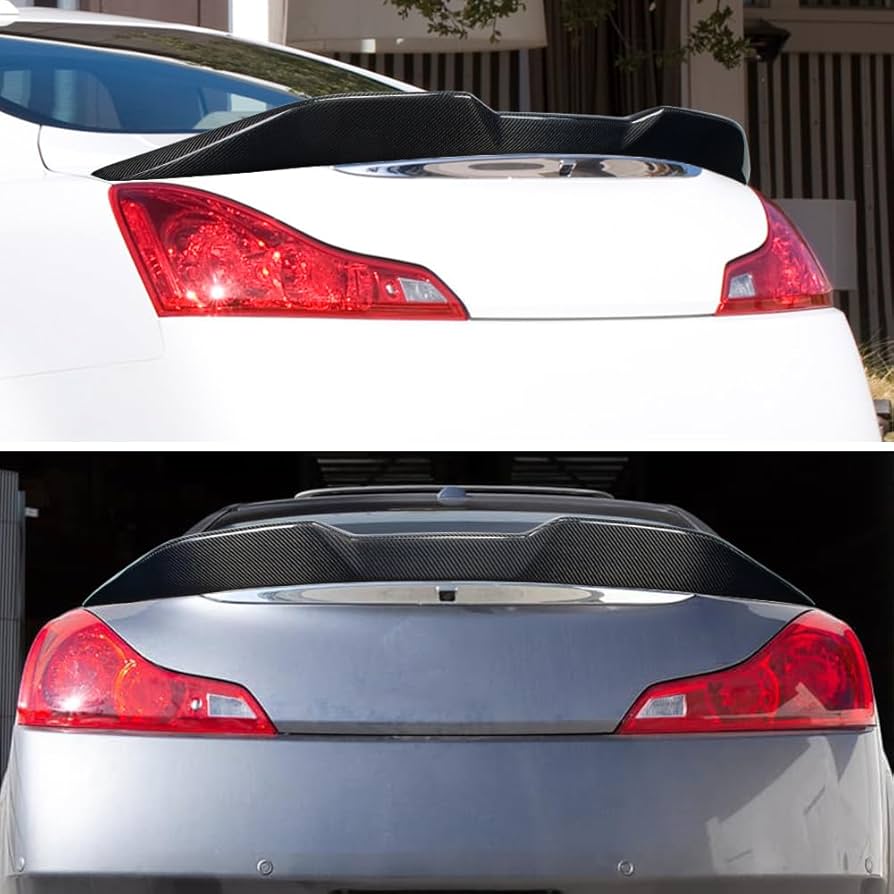 Amazon.com: AeroBon Real Carbon Fiber Trunk Spoiler